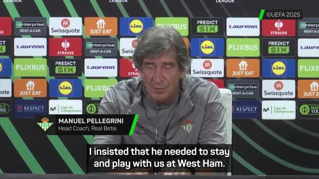 Manuel Pellegrini not surprised by Declan Rice's Champions League heroics