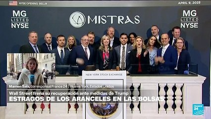 Informe desde Nueva York: Wall Street frena su recuperación ante medidas arancelarias