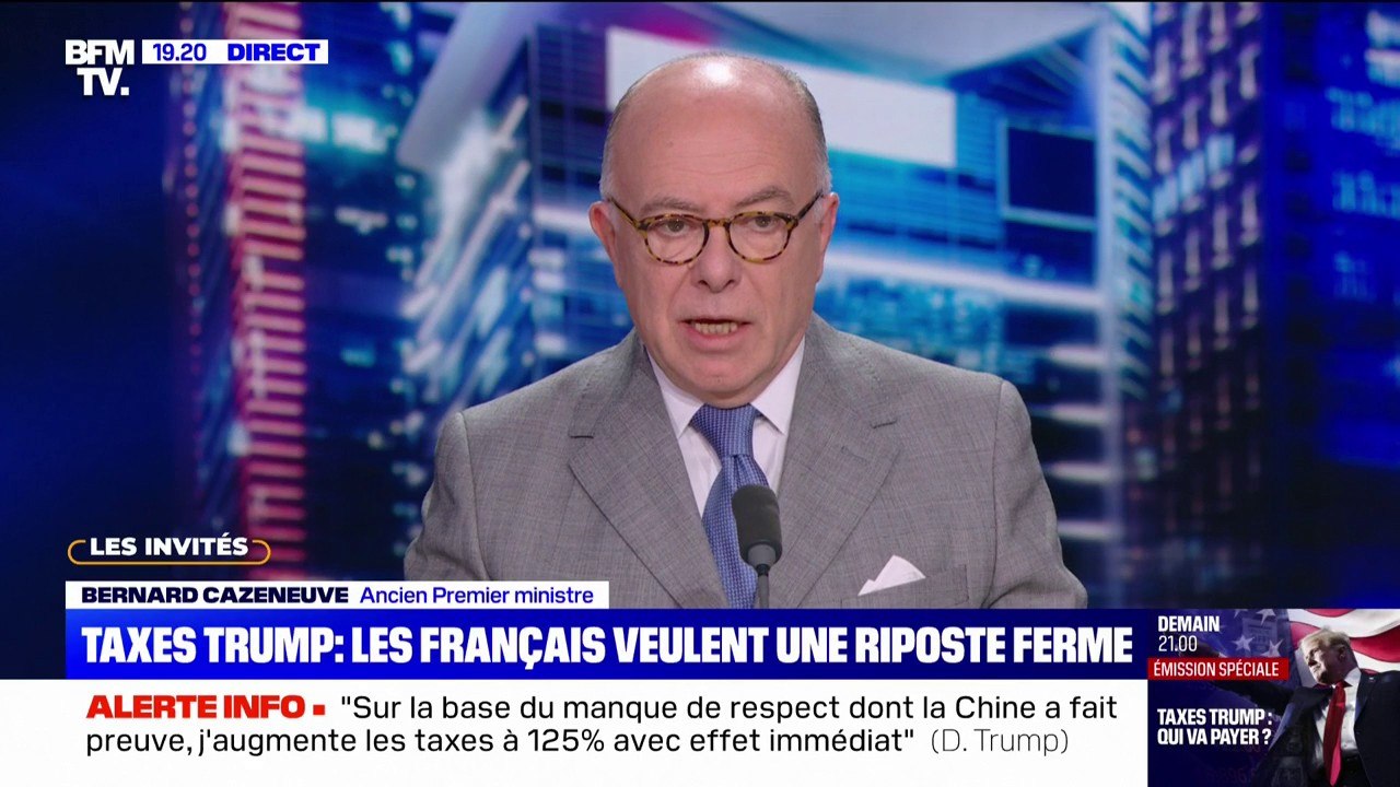 Bernard Cazeneuve: "Donald Trump a fondé sa campagne sur un mensonge (...) quand les Américains auront subi l'effet inflationniste des droits de douane, il ne restera que de la dévastation"