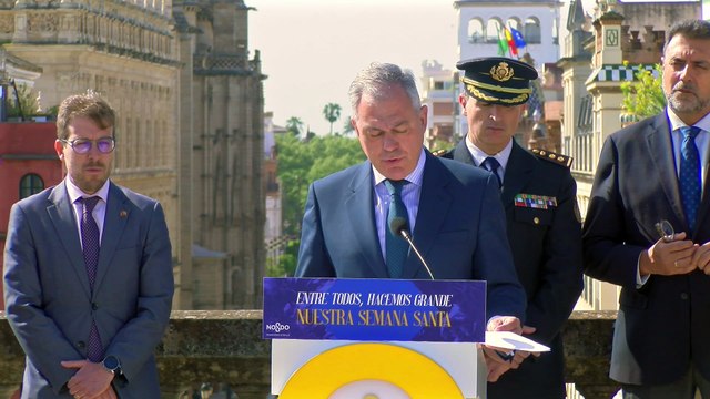 Dispositivo de seguridad para la Semana Santa de Sevilla 2025