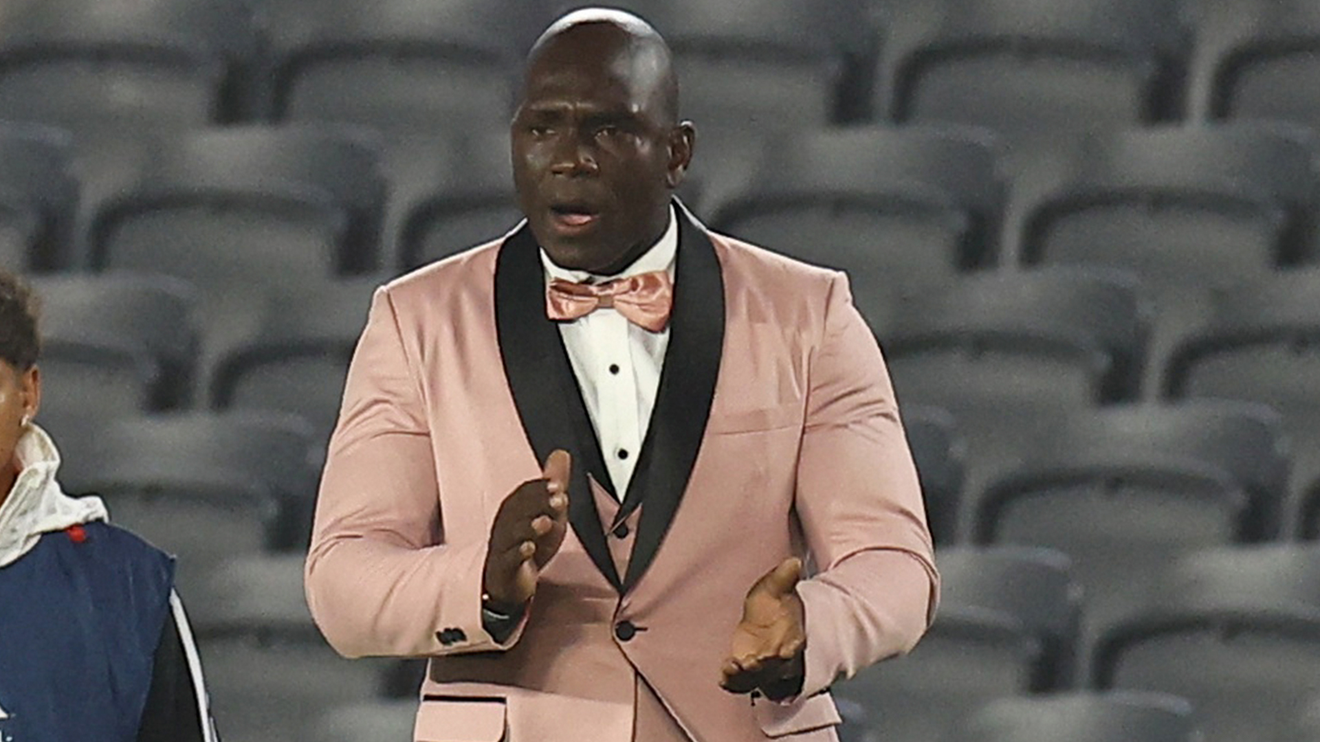Segundo Castillo stole the spotlight again, this time rocking a pink tux
