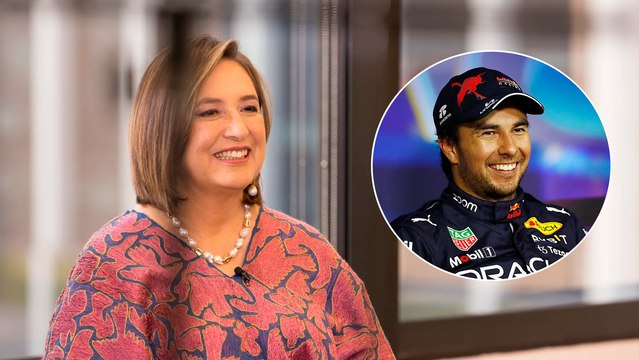 Xóchitl Gálvez defiende a Checo Pérez de su salida de Red Bull: No era su culpa