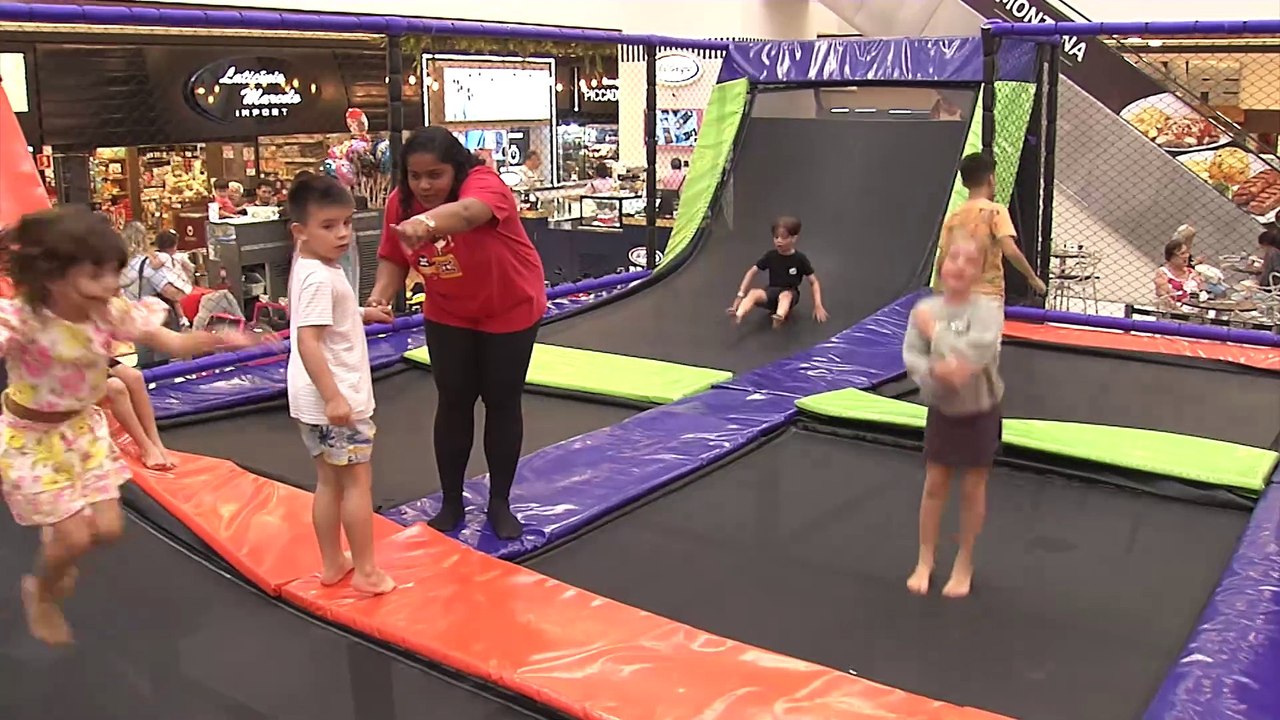Conheça a “Arena Jump” nova atração do Shopping Parque Balneário em Santos