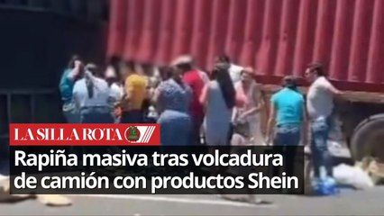 Vuelca tráiler con mercancía de Shein en Colima y desata rapiña