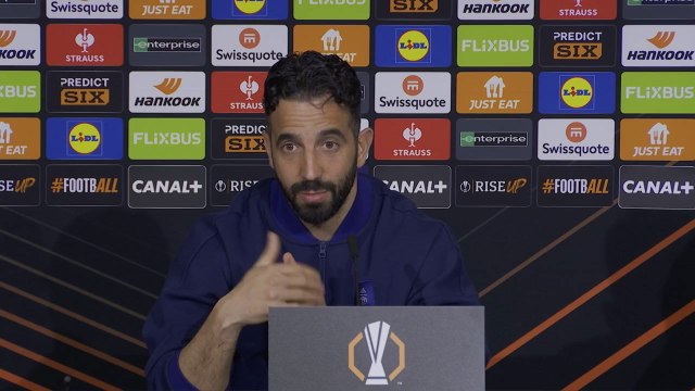 Amorim and Dalot on Manchester Utd's Europa League quarter final at Lyon