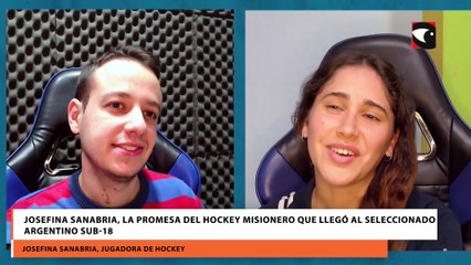 Josefina Sanabria, la promesa del hockey misionero que llegó al seleccionado argentino sub-18