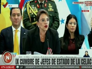 Pdta. Xiomara Castro de Honduras: Hoy entregamos la presidencia pro tempore de la CELAC a Colombia