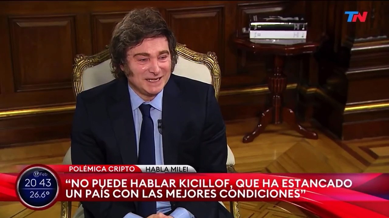 Milei sobre María Becerra