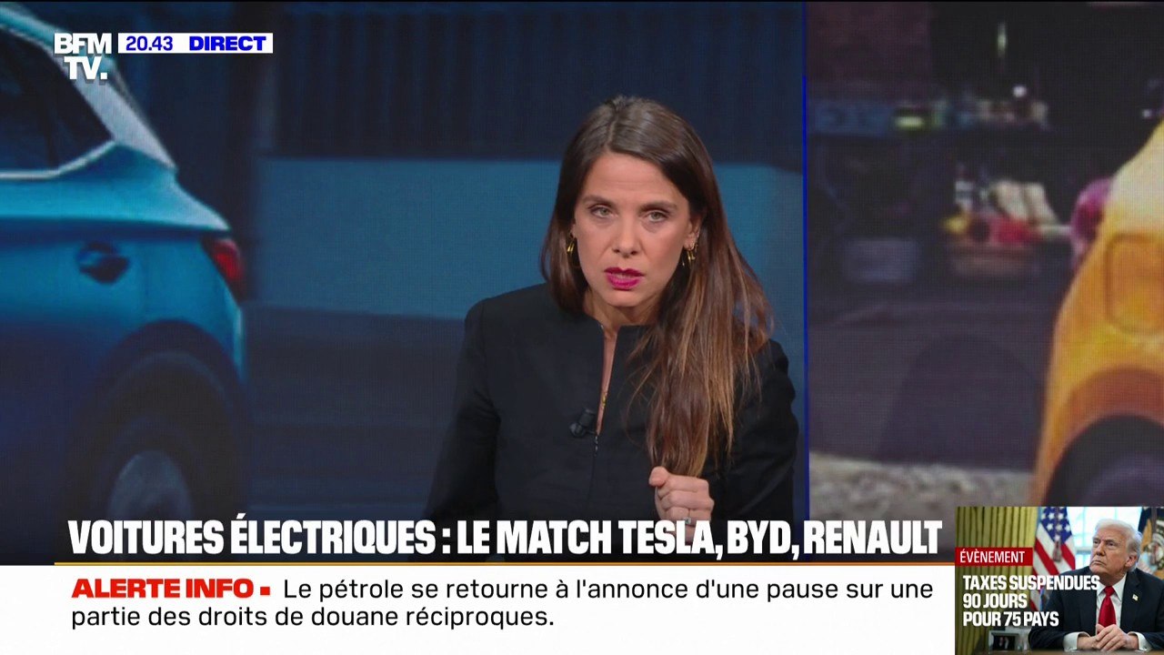 LE CHOIX D'AMÉLIE - Voitures électriques: le match Tesla, BYD et Renault