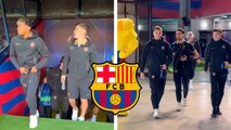 Champions League: Jugadores del Barcelona ya se encuentran en el Montjuic Stadium a la espera del Borussia Dortmund