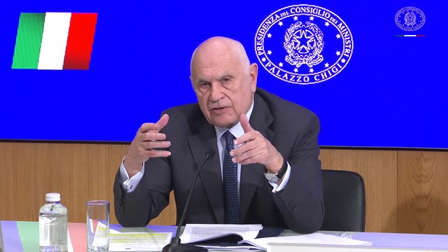 Roma - Conferenza stampa del Consiglio dei Ministri n. 123 (09.04.25)