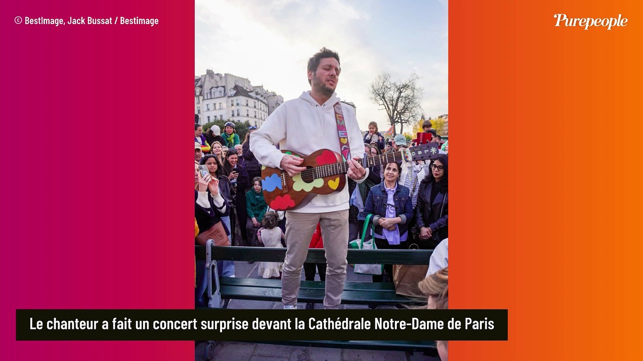 Vianney déçu : son concert improvisé à Notre-Dame a tourné court, mais il annonce malgré tout une très bonne nouvelle à ses fans