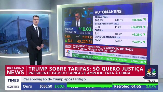 Trump se pronuncia pela primeira vez após retaliação à China de 125% | CNBC BREAKING