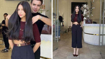 Ángela Aguilar presume cabellera lacia; la esposa de Christian Nodal muestra nueva imagen, más madura