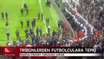 Beşiktaş tribünleri, futbolcuları ıslıkladı