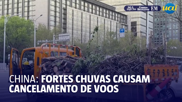 Fortes ventos forçam cancelamento de voos na China