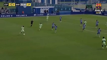 El golazo de Ibrahim Diarra para dar al Juvenil A del Barça el título de Liga