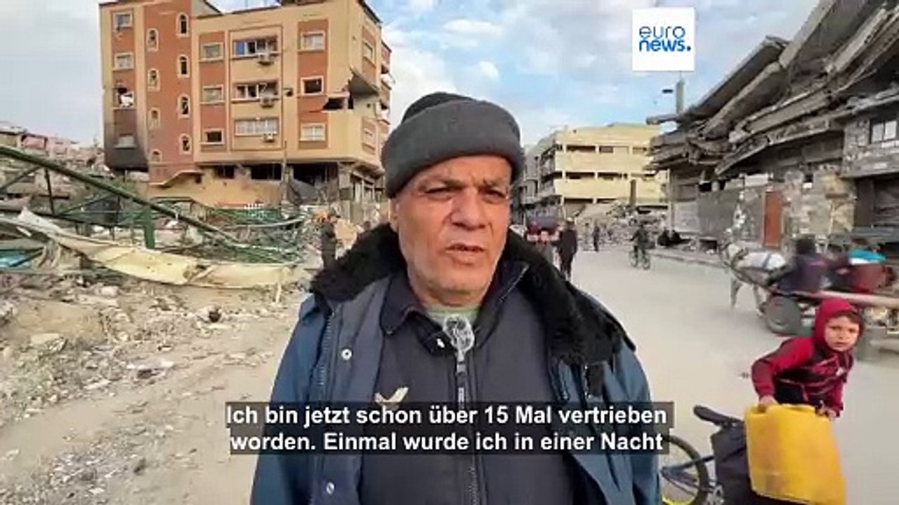 Palästinenser werden erneut aus Gaza-Stadt vertrieben