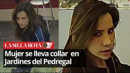 Mujer r0ba collar de $4,500 en boutique en Álvaro Obregón