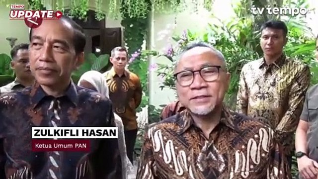Jokowi dan Zulhas Sambut baik Pertemuan Prabowo dan Megawati