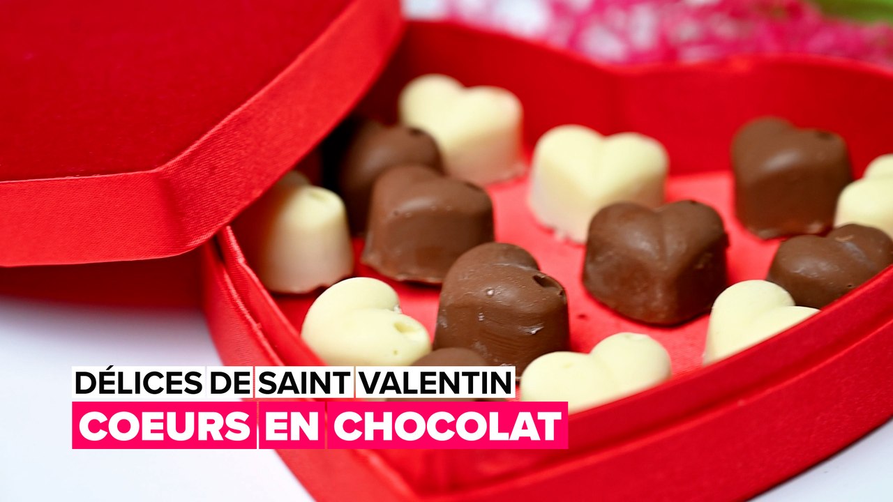 Délices de Saint Valentin : les coeurs en chocolat