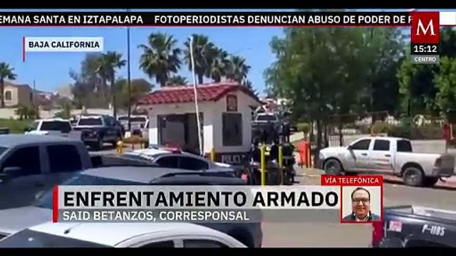 Reportan enfrentamiento armado en Baja California; hay una persona herida