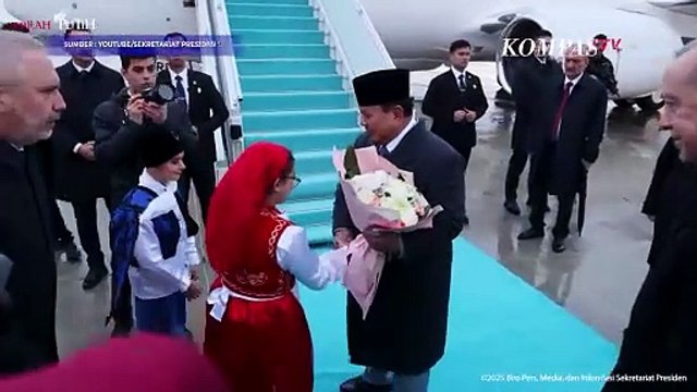 Momen Presiden Prabowo Disambut Langsung Pelukan Erdogan saat Tiba di Turki