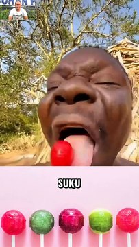 Reaksi Lucu Suku Pedalaman Bila Pertama Kali makan permen