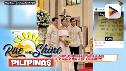 TALK BIZ | Dennis Padilla, dismayado matapos maging guest sa halip na 'father of the bride'...