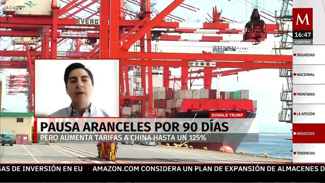 Aumentan tarifas de China hasta un 125%, tras pausa de aranceles de EU