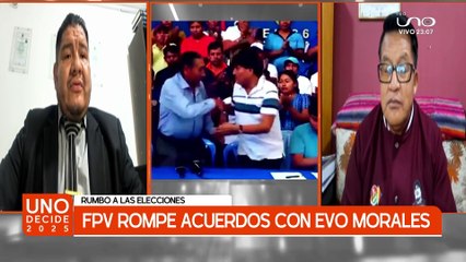 "Esta decisión que se ha tomado a sido por las declaraciones de evo"