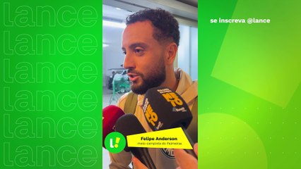 Felipe Anderson comentando sobre começar a se encaixar no time e onde prefere jogar.