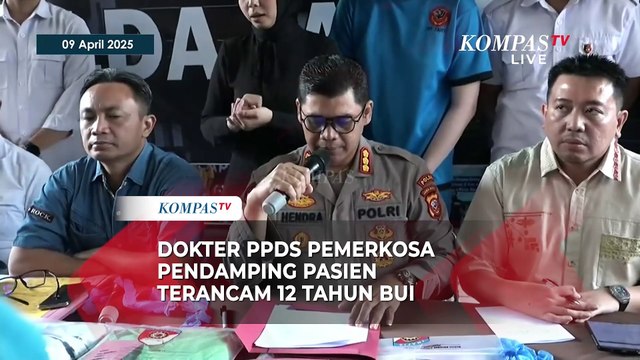 Polda Jabar Beberkan Dokter PPDS UNPAD Pemerkosa Pendamping Pasien Terancam 12 Tahun Bui