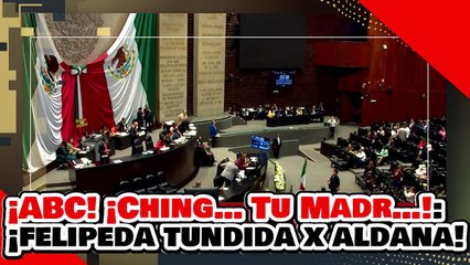 ¡ABC! ¡CHING… TU MADR…! ¡LA ESPOSA de “FELI-PEDO KA-KALDERON” es ACABADA por ALDANA!