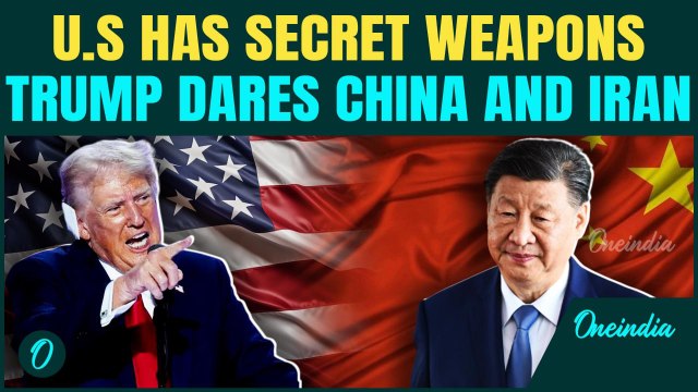 Foolish Or Brave? President Trump Dares China, Iran, Russia With Secret US Weapon Never Seen Before'
