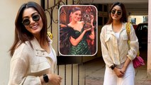 Sana Makbul The Bigg Boss Star Snapped In Her Cutest Andaz! Off-White Adorable Avatar!
