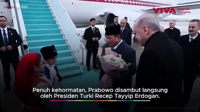 Penuh Hormat! Antusias Turki Menyambut Prabowo Subianto