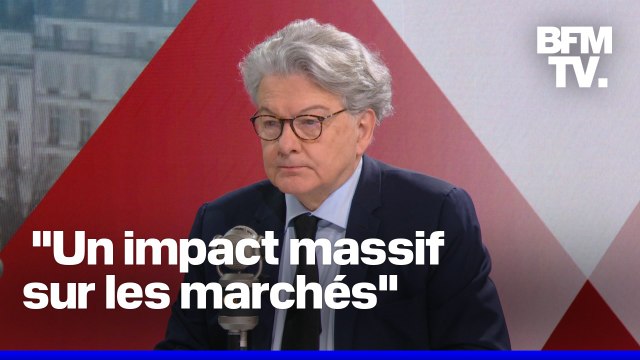 Droits de douane américains: l'interview de Thierry Breton en intégralité