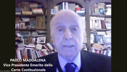Paolo Maddalena-Le reali cause della crisi economica e sociale