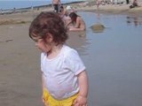 Anaïs à la plage