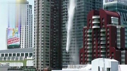 CCTV VIDEO Water splashes out of Thailand pool during powerful earthquake