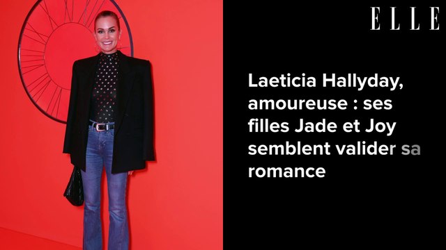 Laeticia Hallyday, amoureuse : ses filles Jade et Joy semblent valider sa romance