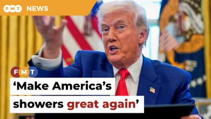 Trump signs order to ‘make America’s showers great again’