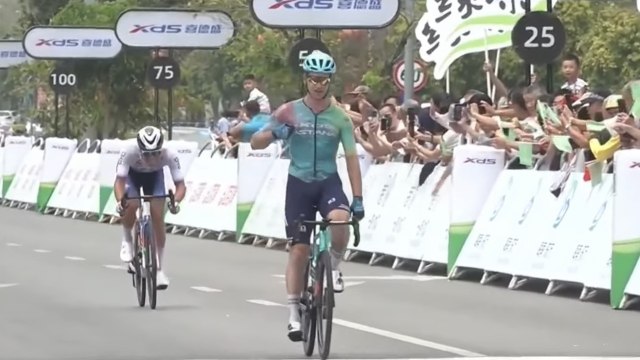 Cycling - Tour of Hainan 2025 - Aaron Gate traps the sprinters and wins stage 4, XDS Astana unstopable