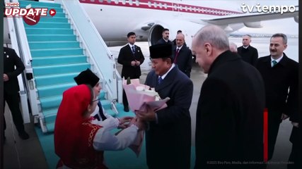 Prabowo Tiba di Turki, akan Pidato di Depan Anggota Parlemen