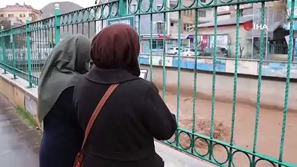 Oltu’da alarmı! Çayın debisi iki katına çıktı