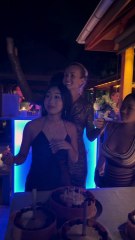 Exclusif - Vidéos - Anniversaire de Laeticia Hallyday à Saint-Barth, France. 
Agence/Bestimage