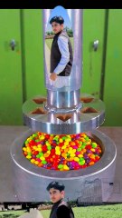 Hydrolic press Satisfying video#satisfyingvideo