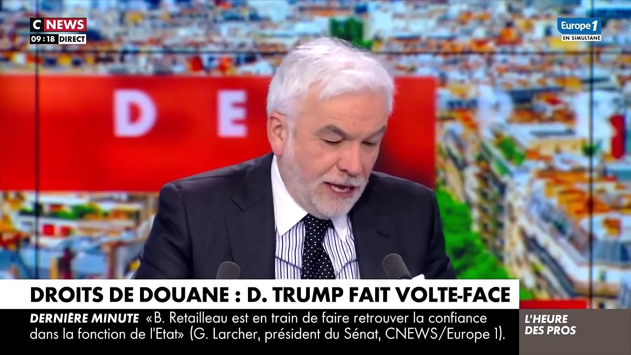 "Je m'en vais!" Pascal Praud pète les plombs en plein direct sur CNews