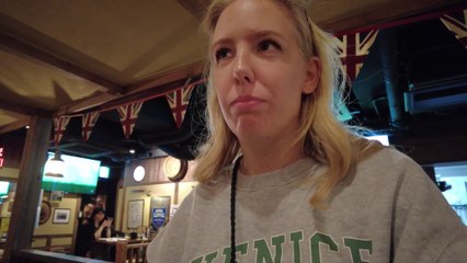 We went to a British Pub in Tokyo